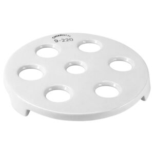 Disco para Dessecador com 3 Pés e Furos Grandes