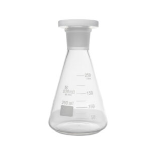 Erlenmeyer Boca Estreita com Rolha de Polietileno